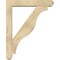 Ekena Millwork Funston Craftsman Rough Sawn Bracket w/ Offset Brace, Douglas Fir, 6"W x 32"D x 40"H BKT0604X32X40FST04RDF - alternate 4